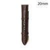 CORREA PIEL MARRÓN OSCURO COÍMBRA 20 MM