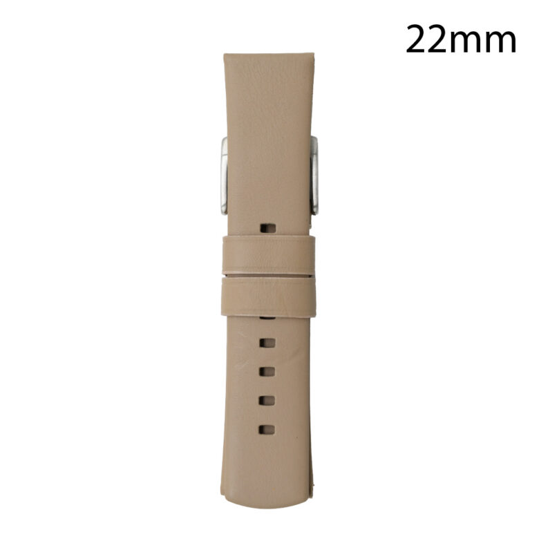CORREA PIEL BEIGE GERONA 22MM