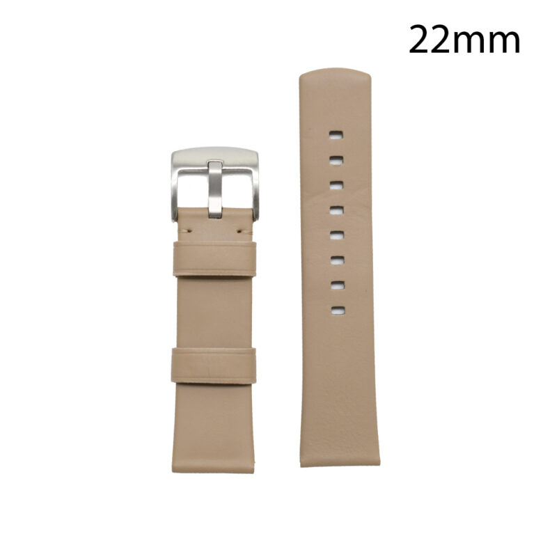 CORREA PIEL BEIGE GERONA 22MM