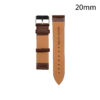RJ70225__ CORREA PIEL MARRON CLARO HUESCA 20 MM