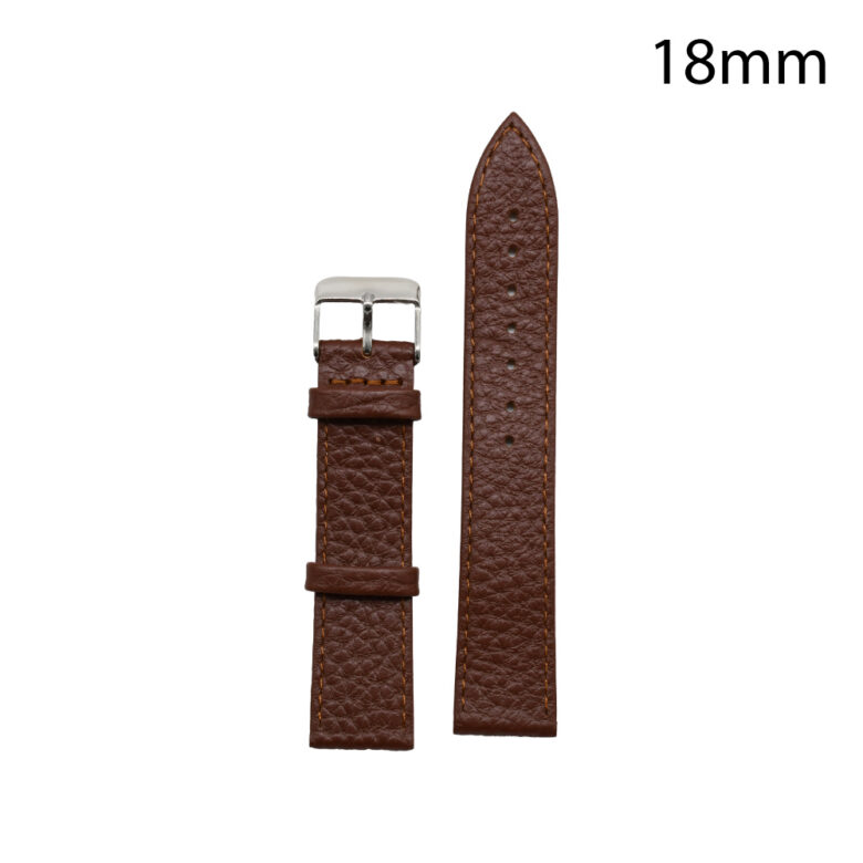 RJ70226_ CORREA PIEL MARRON CLARO HUESCA 18 MM