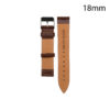 RJ70226__ CORREA PIEL MARRON CLARO HUESCA 18 MM