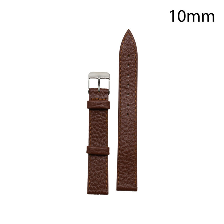 RJ70228_ CORREA PIEL MARRON CLARO HUESCA 10 MM