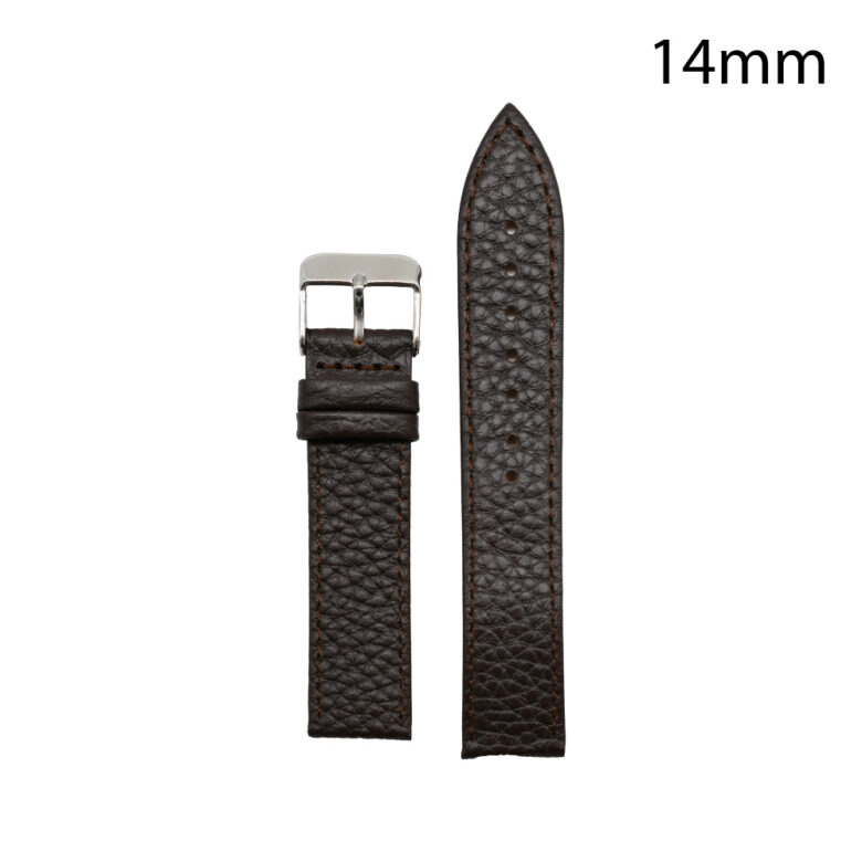 CORREA PIEL MARRON OSCURO HUESCA 14 MM