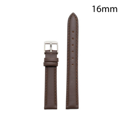 CORREA PIEL MARRON OSCURO ALMERIA 16MM
