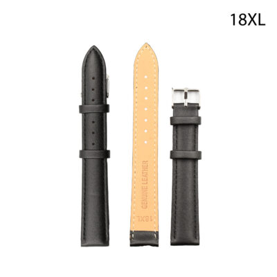 CORREA PIEL NEGRA LEON 18MM