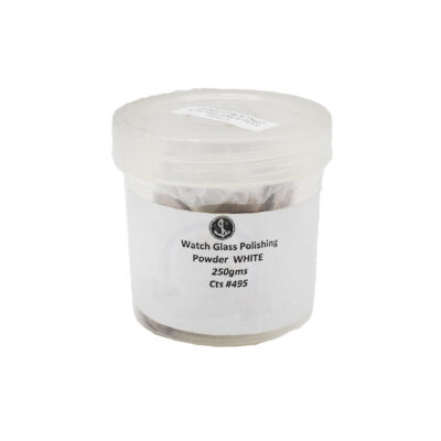 POLVO PULIDOR DE VIDRIO (MINERAL) PARA RELOJ (APROX.250 GMS) POLVO BLANCO