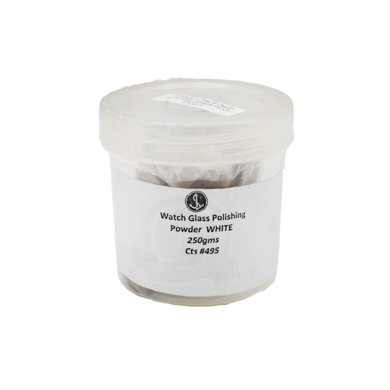POLVO PULIDOR DE VIDRIO (MINERAL) PARA RELOJ (APROX.250 GMS) POLVO BLANCO