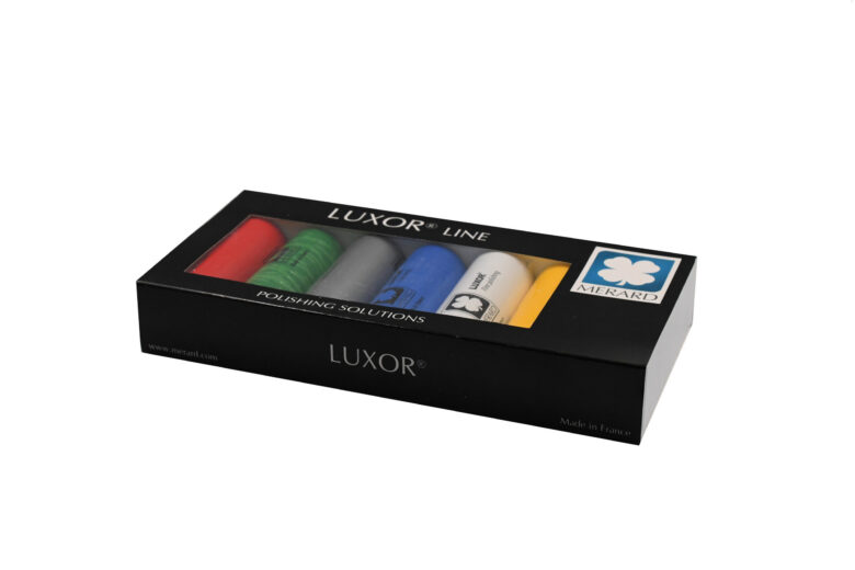CAJA PASTA DE PULIDO 7 COLORES LUXOR 30X80MM REF XLUXBOX