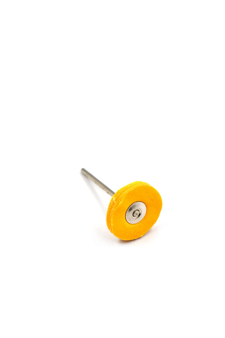 CEPILLO DE ALGODON AMARILLO CON VARILLA 25X2,3MM REF ZTB25RJ